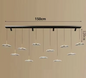 Moderne LED Hanglamp – Acryl & Metaal Kroonluchter voor Woonkamer & Eetkamer
