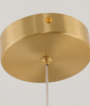 Moderne Zwart-Gouden LED Hanglamp – Minimalistische Plafondlamp