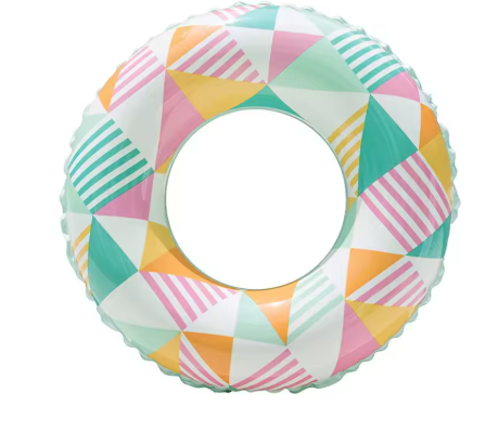 Opblaasbare Zwemring voor Dames – Comfortabel Zwembadvlot met Reddingsboeifunctie, Ideaal voor Strand en Zwembad