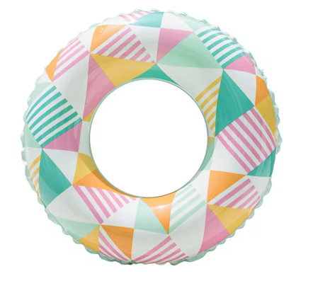 Opblaasbare Zwemring voor Dames – Comfortabel Zwembadvlot met Reddingsboeifunctie, Ideaal voor Strand en Zwembad