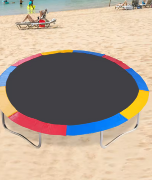 Universele Trampoline Randbescherming Ø 450 cm – Waterdicht Veiligheidskussen met 10 mm Schuimvulling