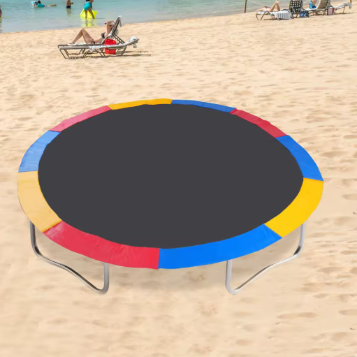 Universele Trampoline Randbescherming Ø 450 cm – Waterdicht Veiligheidskussen met 10 mm Schuimvulling