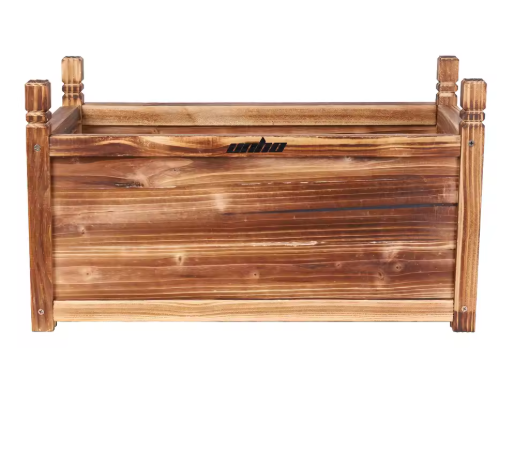 Verhoogde Houten Plantenbak – Massief Grenen, Duurzaam & Decoratief
