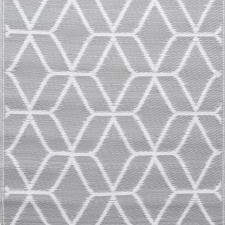 Buitentapijt – 190×290 cm, Dubbelzijdig Jacquardpatroon, Duurzaam Polypropyleen, Geschikt voor Tuin, Balkon en Terras