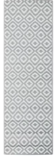 Buitentapijt – Grijs, 80×250 cm, Duurzaam & UV-bestendig Polypropyleen