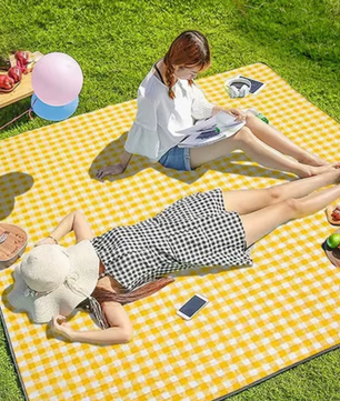 Grote Opvouwbare Picknickdeken – Waterdicht & Draagbaar, Ideaal voor Strand, Kamperen & Outdoor
