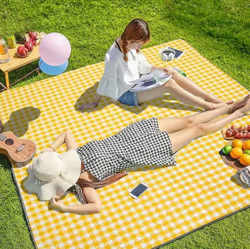 Grote Opvouwbare Picknickdeken – Waterdicht & Draagbaar, Ideaal voor Strand, Kamperen & Outdoor