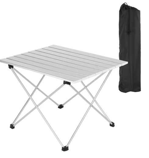 Opvouwbare Aluminium Campingtafel – Lichtgewicht, Draagbaar & Inclusief Draagtas