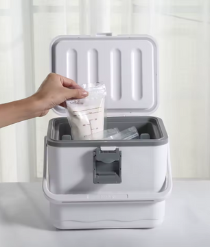 Geïsoleerde Draagbare Koeler – 4,5L, Warmte- en Koudebehoud tot 48 uur, Met Handvat voor Picknick, Kamperen & Reizen
