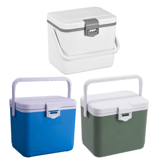 Geïsoleerde Draagbare Koeler – 4,5L, Warmte- en Koudebehoud tot 48 uur, Met Handvat voor Picknick, Kamperen & Reizen