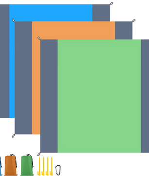 Waterdichte Strand- en Picknickdeken – 200×210 cm, Lichtgewicht & Draagbaar