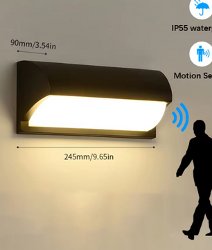 LED Wandlamp – Waterdicht IP55 met Radarsensor & Intelligente Lichtregeling