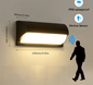 LED Wandlamp – Waterdicht IP55 met Radarsensor & Intelligente Lichtregeling