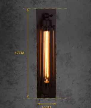 Retro Vintage Wandlamp – Industriële E27 Binnenverlichting