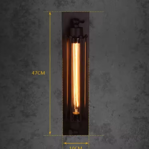 Retro Vintage Wandlamp – Industriële E27 Binnenverlichting