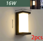 Set van 2 LED Buitenwandlampen – Waterdicht IP66 & Energiezuinig