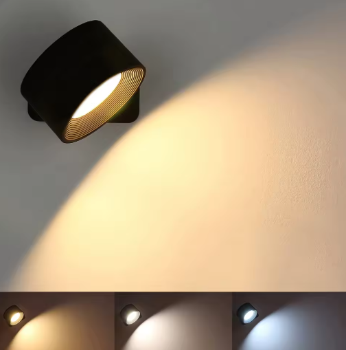 Magnetische LED Wandlamp – 3 Kleuren, USB-Oplaadbaar & Draadloos