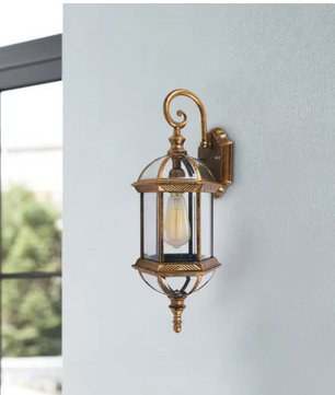 Retro Buitenwandlamp – Aluminium & Glas, IP54 Waterdicht, Vintage Ontwerp
