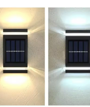 Solar LED Wandlamp voor Buiten – Waterdicht Up-Down Licht op Zonne-energie