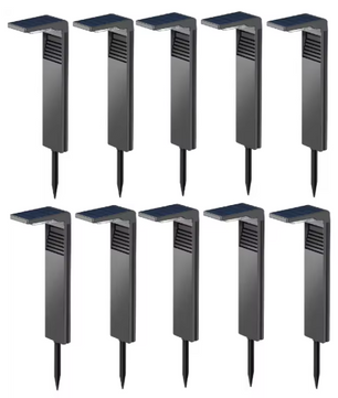 Set van 4/6/8/10/12 Zonne-Tuinlampen – IP64 Waterdichte LED Padverlichting in Warm Wit