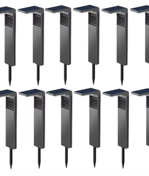 Set van 4/6/8/10/12 Zonne-Tuinlampen – IP64 Waterdichte LED Padverlichting in Warm Wit