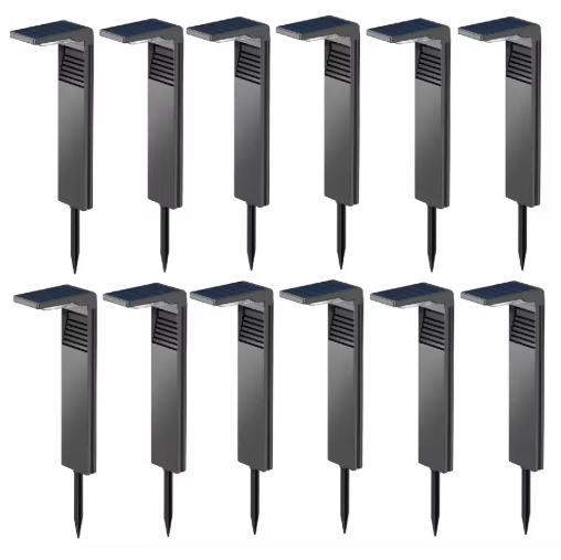 Set van 4/6/8/10/12 Zonne-Tuinlampen – IP64 Waterdichte LED Padverlichting in Warm Wit