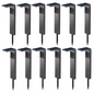 Set van 4/6/8/10/12 Zonne-Tuinlampen – IP64 Waterdichte LED Padverlichting in Warm Wit