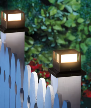 Solar LED Kolomlamp – IP54 Waterdicht, Op Zonne-energie, Voor Tuin, Hek, Poort & Terrasdecoratie