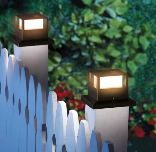 Solar LED Kolomlamp – IP54 Waterdicht, Op Zonne-energie, Voor Tuin, Hek, Poort & Terrasdecoratie