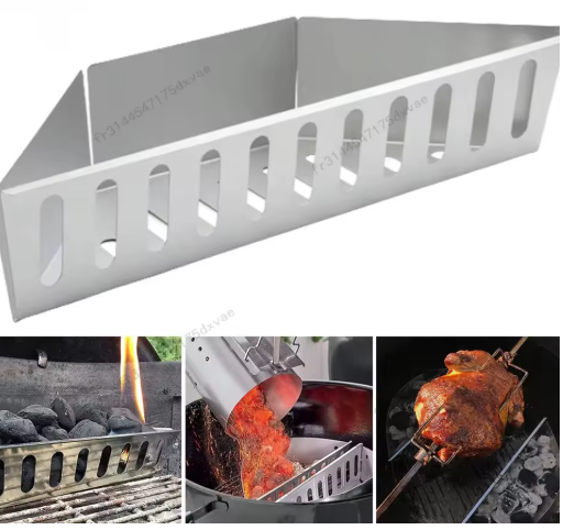 Houtskoolmand voor BBQ – Duurzaam Grillaccessoire voor Indirect en Direct Grillen