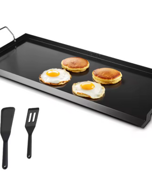 Koolstofstalen Grillplaat – Universele Platte Bakplaat voor Gasgrill & BBQ