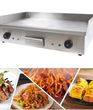 Elektrische Bakplaat – Teppanyaki Grill met Grote Kookplaat voor Thuisgebruik, BBQ Machine 4.4kW 220V