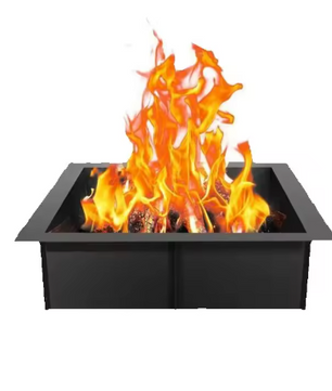Vuurplaatsring Met Vonkbescherming – Tuinhard Tuin- en Kampvuurplaats voor Barbecue en Verwarming