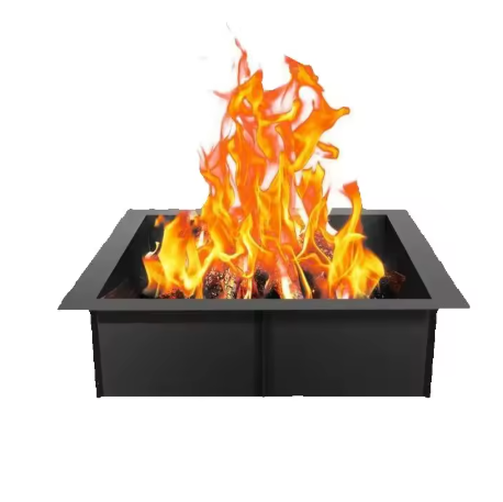 Vuurplaatsring Met Vonkbescherming – Tuinhard Tuin- en Kampvuurplaats voor Barbecue en Verwarming