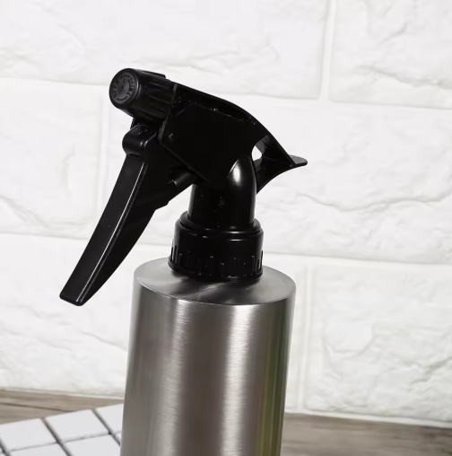 Roestvrijstalen Multifunctionele Gieter met Pompdruk – 900 ml Langmond Gieter voor Kamerplanten en Tuinen