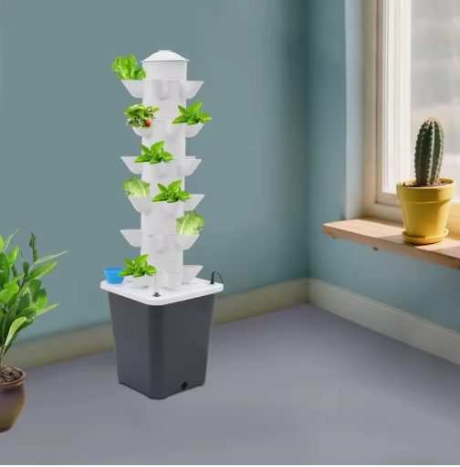 Hydrocultuur Kweekset met 30 Gaten en 6 Niveaus – Grondloze Groeioplossing voor Planten, Groenten en Kruiden