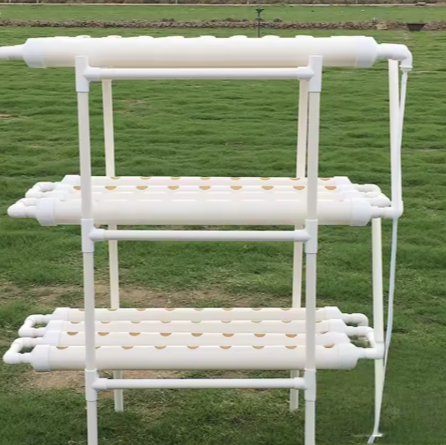 Hydrocultuur Kweekset – 108 Plantlocaties, Grondloze Teelt met 3 Laag Pijpsysteem, Automatisch Irrigatiesysteem voor Groenten en Bloemen