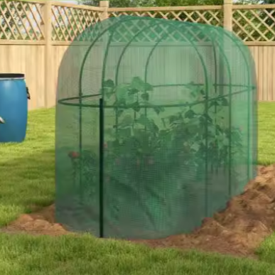 Net Plantbeschermingstent 3x1m – Winddicht, Insectenwerend, Stalen Frame voor Tuinplanten