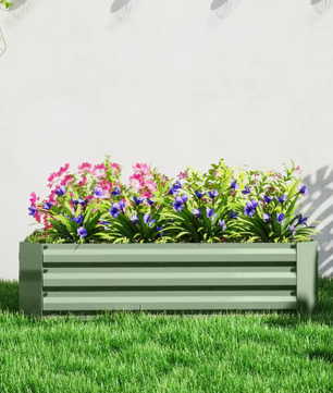Verhoogd Tuinbed – Stapelbare Bloembak voor Tuin, Balkon, Groenten en Bloemen – 120x90x30 cm