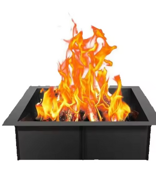 Brazier Vuurplaatsring – Hittebestendige Stalen Vuurring voor Buiten, Geschikt voor Kamperen en Vreugdevuren