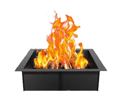 Brazier Vuurplaatsring – Hittebestendige Stalen Vuurring voor Buiten, Geschikt voor Kamperen en Vreugdevuren