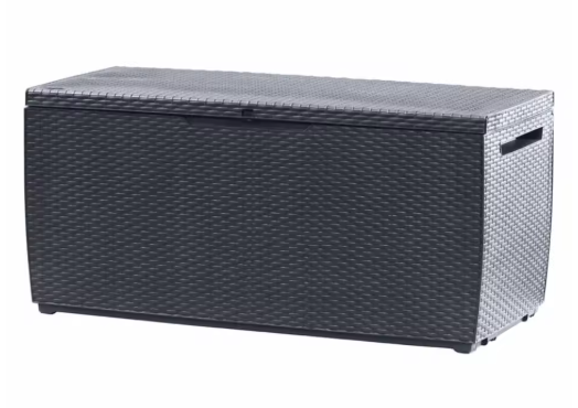 Tuinkist Capri 302L – Weerbestendige Opbergbox met Zitfunctie en Rotanlook