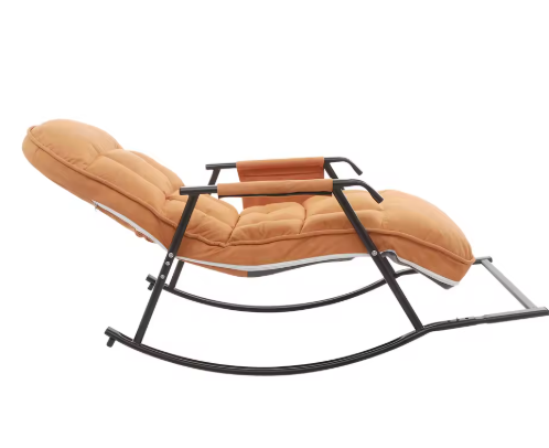 Verstelbare Schommelstoel met Kussen – Comfortabel Loungen voor Binnen & Buiten