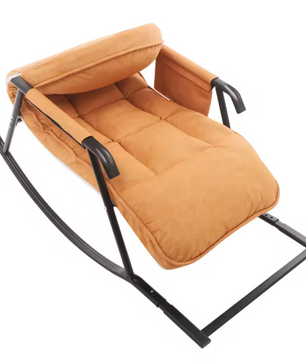 Verstelbare Schommelstoel met Kussen – Comfortabel Loungen voor Binnen & Buiten