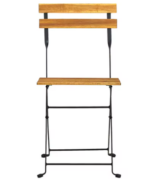 3-delige Opvouwbare Bistroset – Acaciahout & Staal voor Buiten