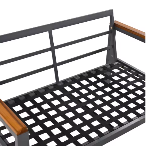 4-delige Tuinlounge Set – Bank, Fauteuils & Tafel met Acaciahout