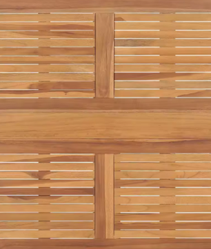 Opvouwbare Teakhouten Tuintafel – Massief Hout, 90x90 cm Weerbestendig