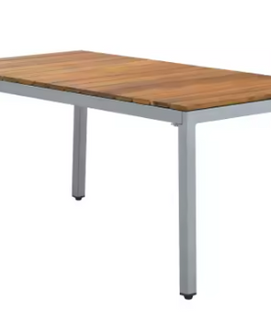 4-delige Tuinloungeset – Grijs Rotan, Tafel & Kussens Inclusief