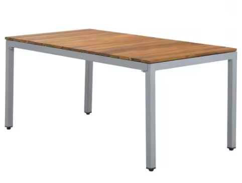 4-delige Tuinloungeset – Grijs Rotan, Tafel & Kussens Inclusief