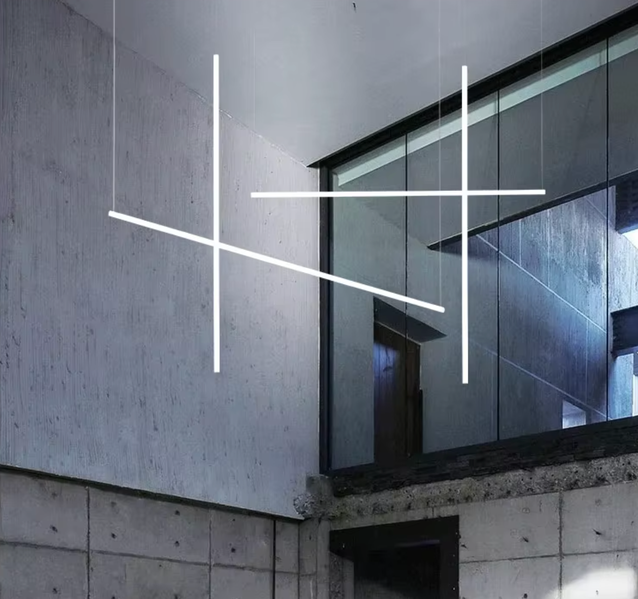 Nordic Minimalistische LED Hanglamp – Strakke Design Plafondlamp